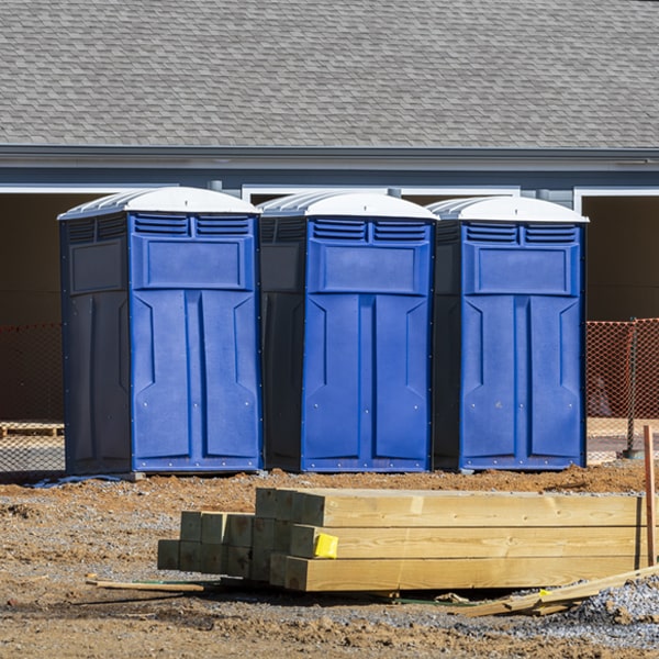 are there any restrictions on where i can place the portable toilets during my rental period in East Lansdowne